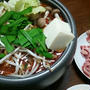 ラム肉の中華風ピリ辛鍋