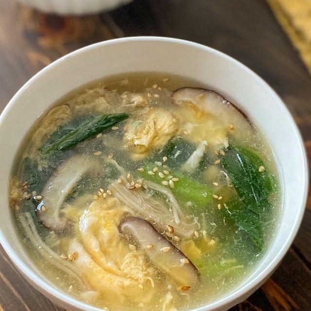 簡単たまごの中華スープ
