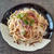 飽きたわけじゃなく試してみたよ☆ピリ辛白だし醤油味の焼きうどん♪☆♪☆♪