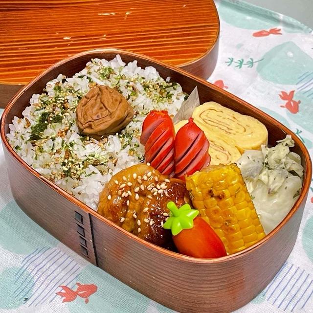 【お弁当】9月4日＊今日は2人分♩♩♩豚こまで美味しいおかずの簡単弁当