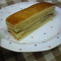 バームクーヘンみたいなホットケーキ☆
