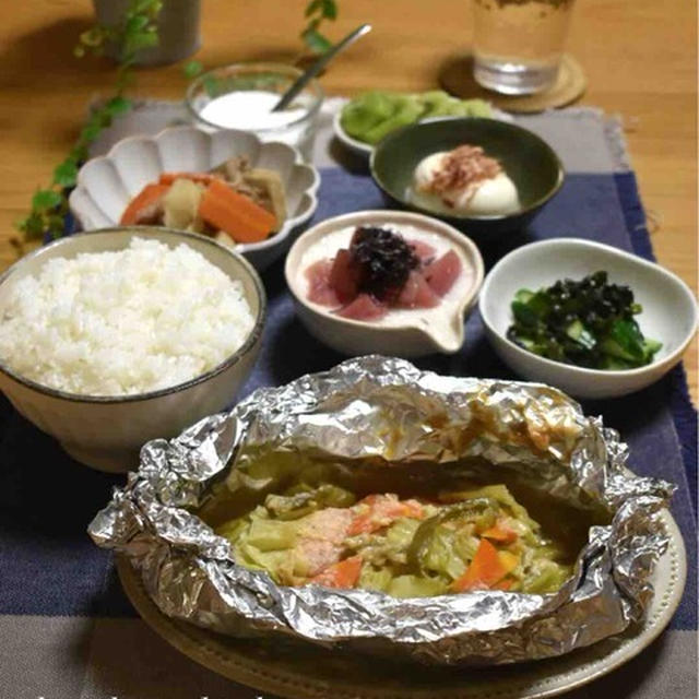【レシピ】ホイル包み✳︎野菜も美味しい！鮭のちゃんちゃん焼き✳︎ほっこりおかず✳︎