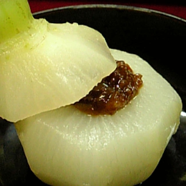 蕪：カブの風呂吹き、蓋付き