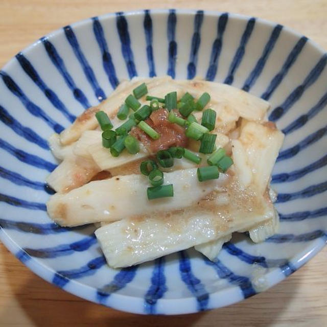 長いもの梅おかか和え