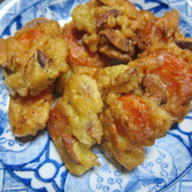 「人参のアーモンド揚げ」