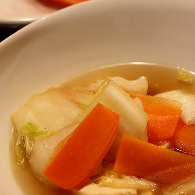 豆腐と野菜のスープ