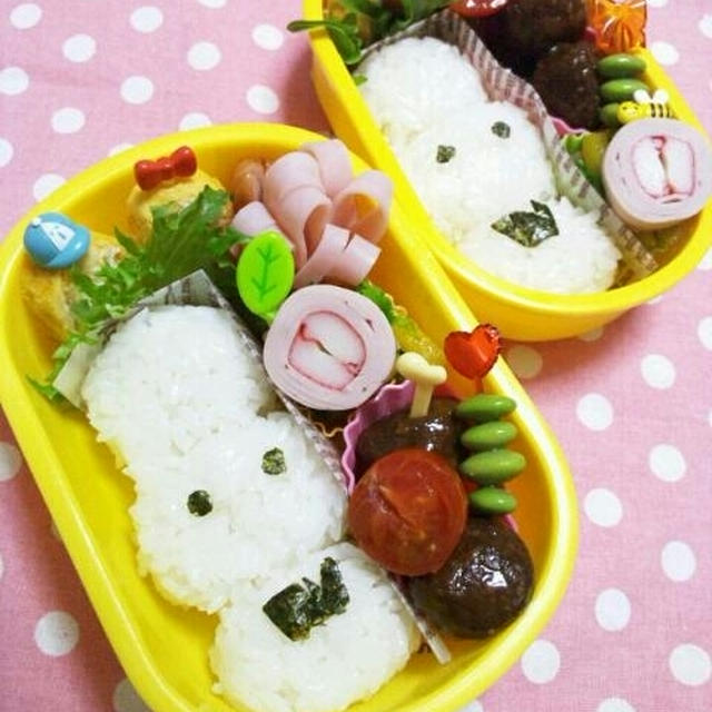 ちびっこ弁当 ホネーキンさん By Kana さん レシピブログ 料理ブログのレシピ満載