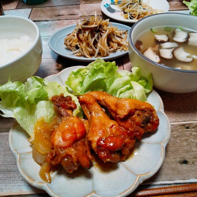 圧力鍋で♪ほろほろ染みウマ鶏手羽煮