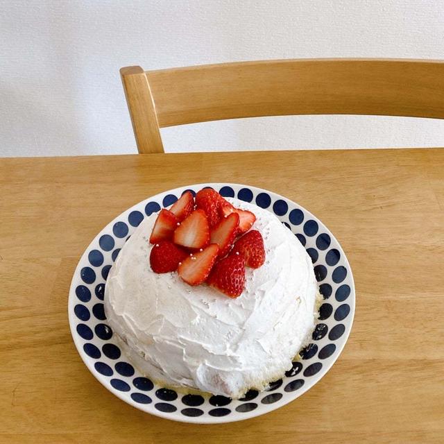 久々のお菓子作り！今年の誕生日ケーキはドームケーキ♡