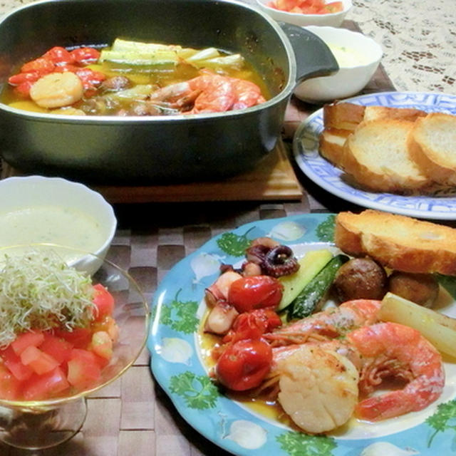 魚介のオリーブオイル煮