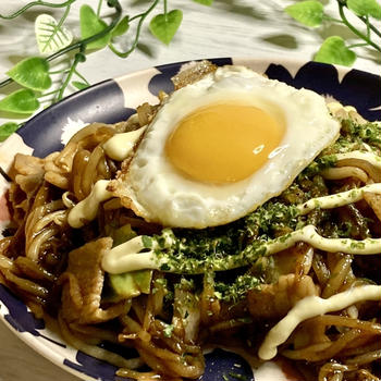 糸こんにゃくの焼きそば風炒めの作り方