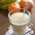 Satsuma smoothie with soy milk