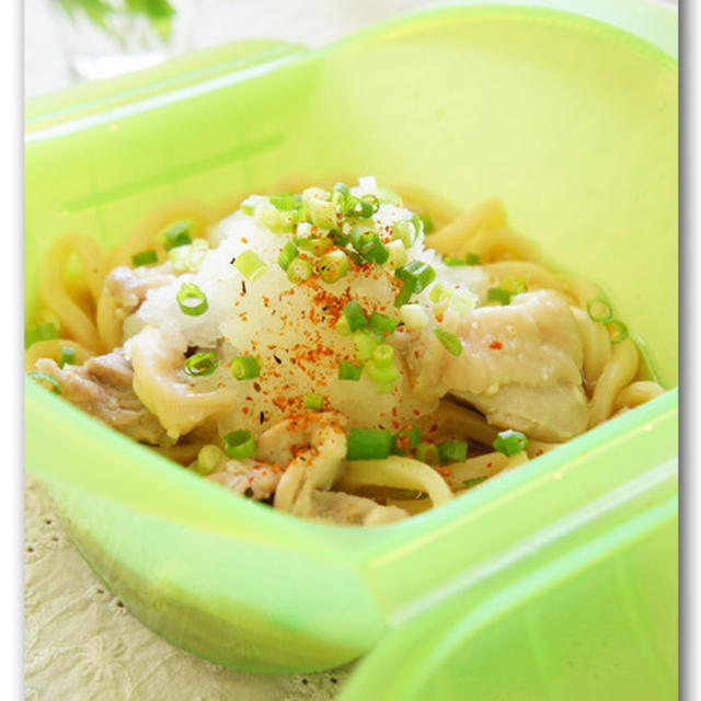 ふんわり鶏肉のみぞれうどん