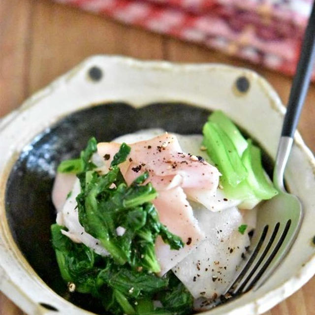 野菜は1つとハムがあれば作れる！「さっぱりマリネ」レシピ