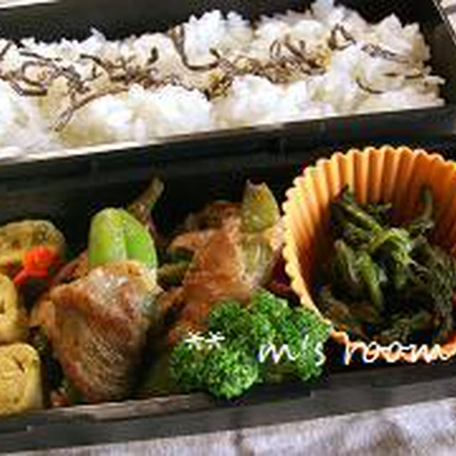 【 朝は簡単にお弁当つくりましょ 】