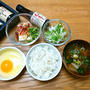 『お醤油を使って朝ごはん』