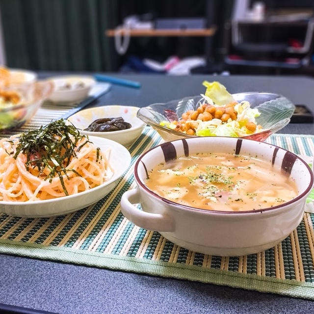 晩御飯&弁当事情〜ちくわの素晴らしさ。ほうれん草とキャベツと黒豆祭り〜