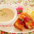 ストロベリーフレンチトースト　de　簡単ワンプレート朝食。。。
