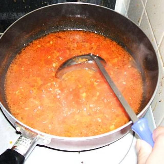 トマトソースを作ってみた
