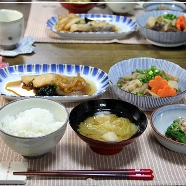 ・たらの煮つけ＆牛肉の筑前煮