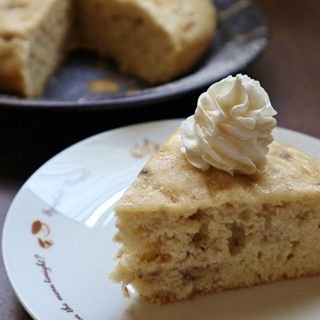 *ホットケーキミックス使用*炊飯器で作る簡単おやつ♪「かんたんバナナケーキ」