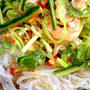 Shrimp and Chicken Cellophane Noodles with Lime Sweet Chili Sauce春雨と海老のサラダ、ライムスイートチリソースあえ
