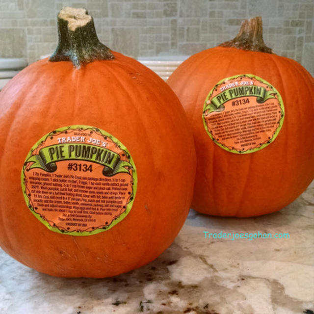 Trader Joe’s Sugar Pie Pumpkin パンプキンピューレの作り方とパンプキンスープのレシピ