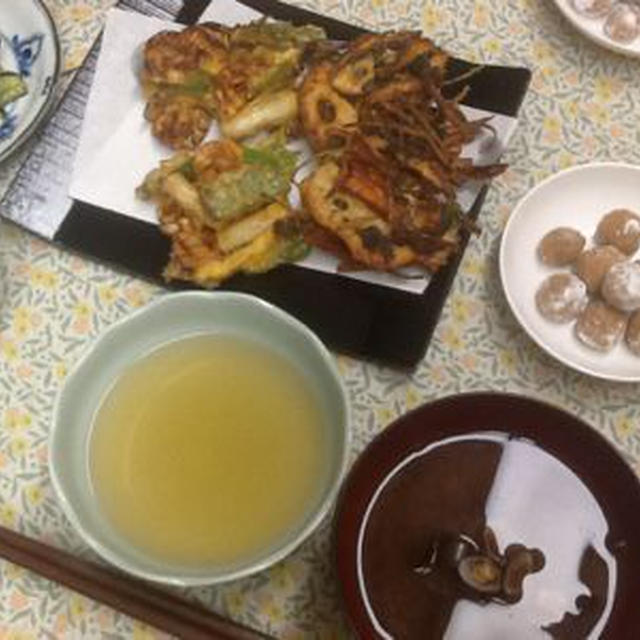 ９月第１週の教室、しじみが主役の和食です