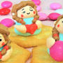 かわいいメレンゲクッキー☆三つ編みの女の子／バレンタイン、ホワイトデーにも♪