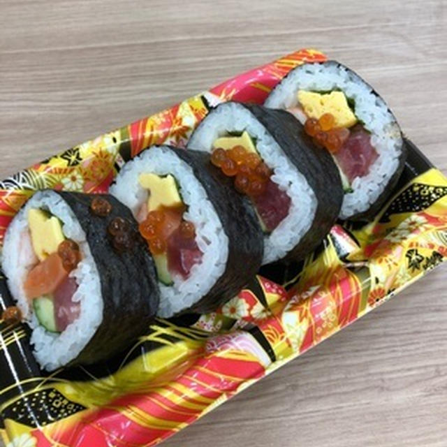 予定外の巻き寿司