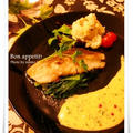 【お料理記事、再開します～鱈のソテー　ハーブアリオリソース（レシピ付き）他】 by momoさん