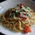 ミニトマトを使った手軽なトマトパスタ