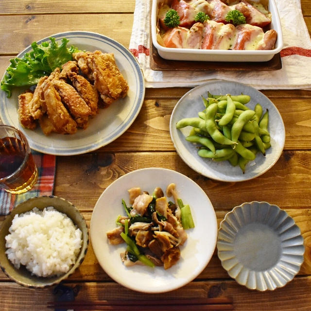 【おうちごはん＊献立】ロールケーキ焼きました