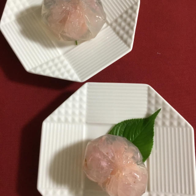 桜の葉があるとないでは大違い