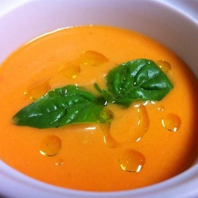 美味しい冷製トマトのスープ