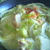 鶏・レタス・ポテトのスープパスタ