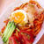 レンジ任せ!ピリ辛♡温玉キムチのせビビンうどん!