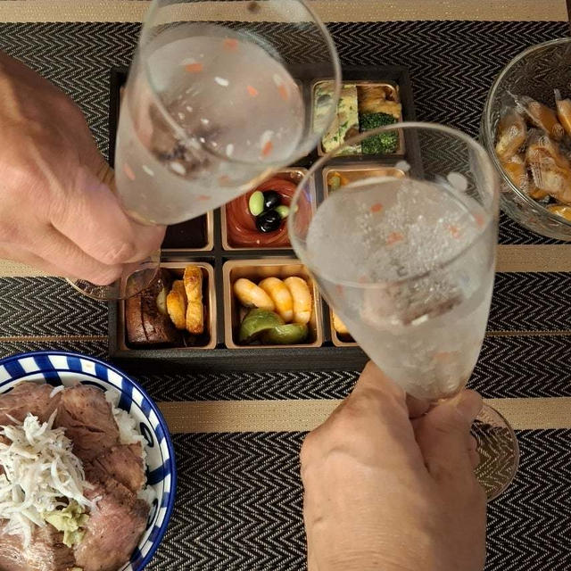 値上がり前に！父の日にピッタリオードブルとローストビーフ丼