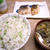 芹ご飯、さわらの西京焼き