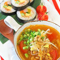 ホットペッパービューティー９月号は納豆とトマトの簡単とろとろキムチスープ by ぱおさん