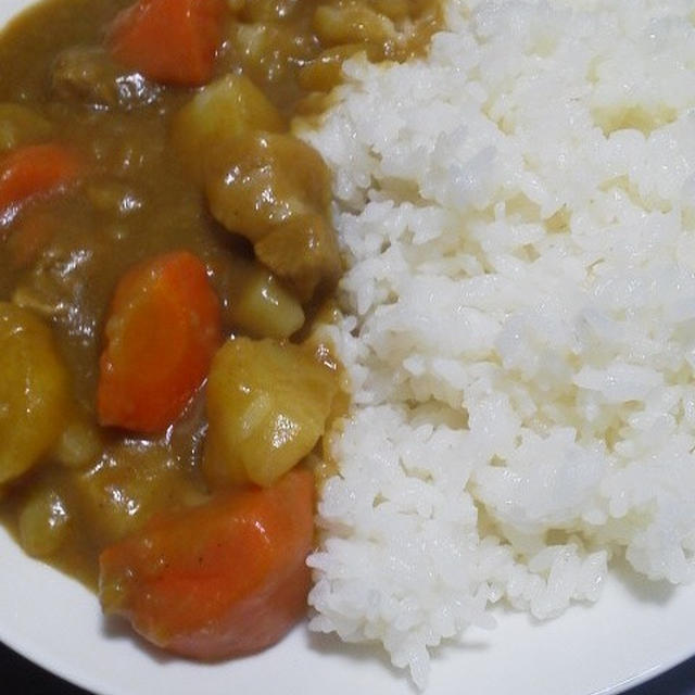 ゴロっと具材の豚ばらカレー～心揺さぶる視覚～