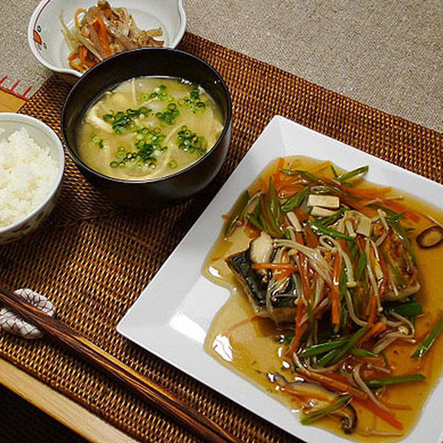 今が旬☆美味い！鰆の野菜あんかけ