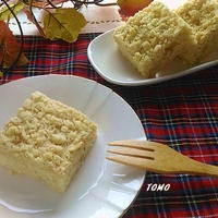ボーソー米油部♪米油でりんごのクランブルケーキ