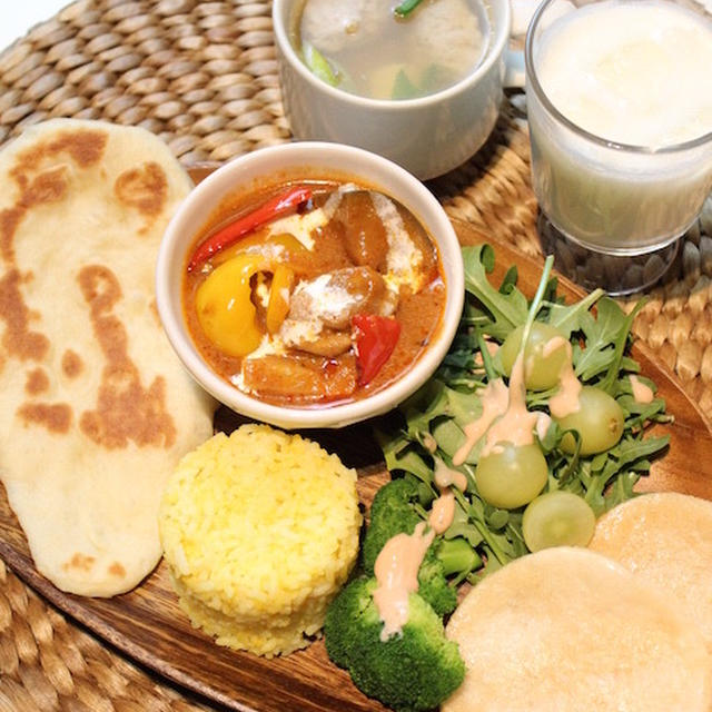 ペナンカレーと手作りナン