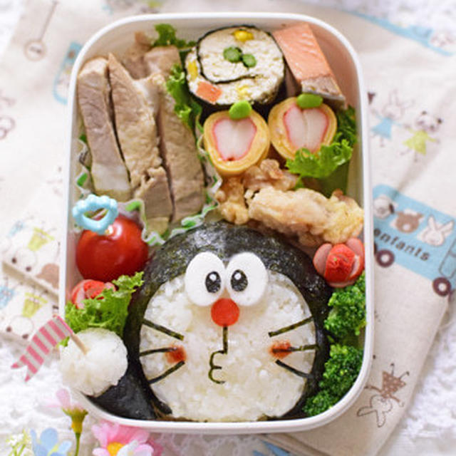 キャラ弁 ドラえもんおにぎり弁当 By みほちんさん レシピブログ 料理ブログのレシピ満載