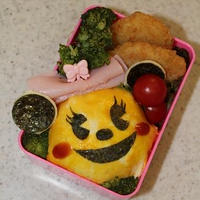 ミニーちゃんのハロウィンオムライス