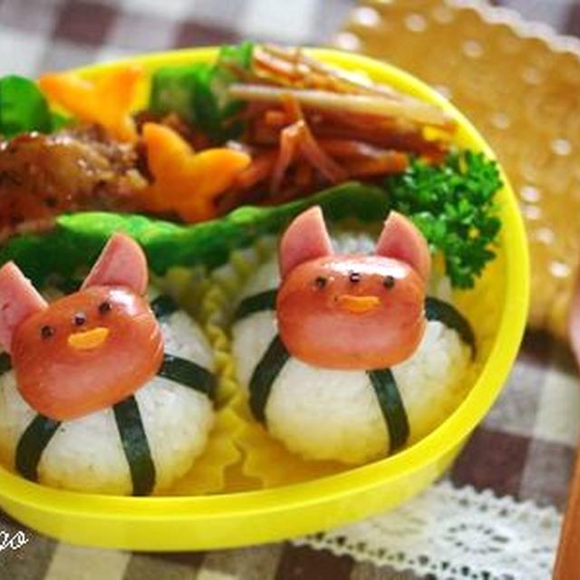 うさぎウインナーのお弁当