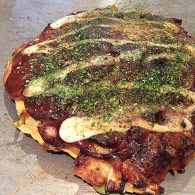 お昼ごはんに「豚モダン焼き」