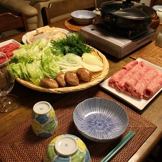 みんなですき焼き♪　おせち料理作り。
