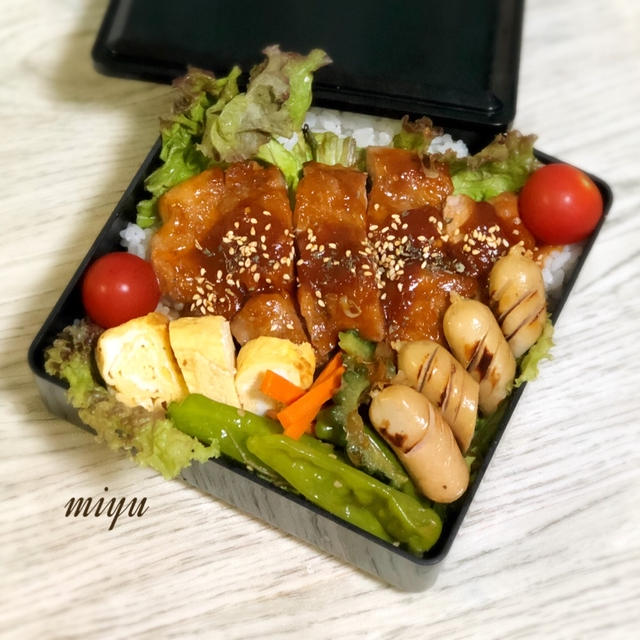 ポークチャップのお弁当